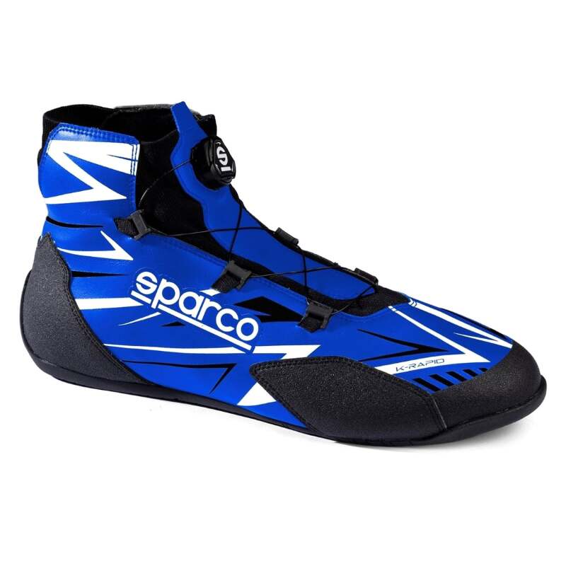 SPARCO K-Rapid Blue/White Kart Racing Shoes Size 42 - BKB0002B0B04042