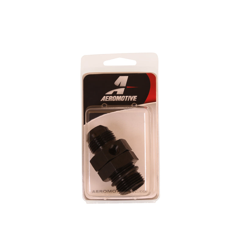 Aeromotive ORB-12 to AN-12 In-Line Gauge Adapter - 15742