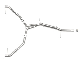 aFe 20-21 Audi A4 L4-2.0L (t) MACH Force-Xp 3in to 2-1/2in 304 SS Axle-Back Exhaust System