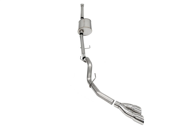 Corsa 2021-2025 Ford F-150 SuperCrew/6.5in Bed 5.0L V8 Sport Cat-Back Single Side Exit-Polished - 21160