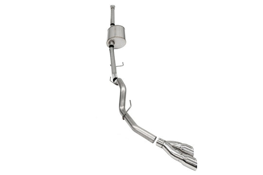 Corsa 2021-2025 Ford F-150 SuperCrew/6.5in Bed 5.0L V8 Sport Cat-Back Single Side Exit-Polished - 21160