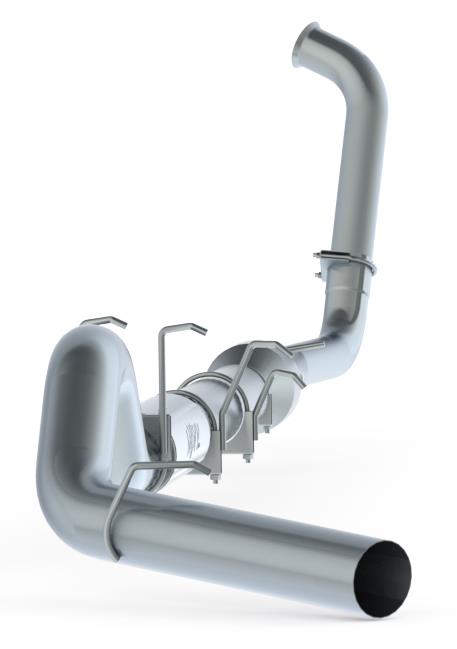 MBRP F-250/350 6.0L EC/CC 5in Turbo Back (Stock Cat) Single Side Exit AL - S62340P