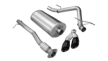 Load image into Gallery viewer, Corsa 2011-2013 GMC Sierra Ext. Cab/Std. Bed 1500 6.2L V8 Black Sport Cat-Back Exhaust - 14523BLK