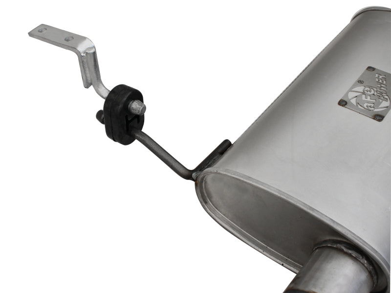 aFe Scorpion Exhaust System, Cat Back Aluminized Hi-Tuck 07-14 Jeep Wrangler JK Unlimited V6 3.6/3.8 - 49-08040