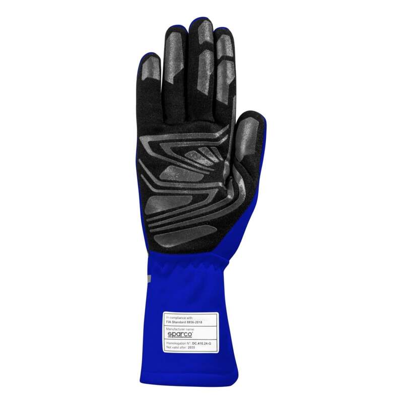 SPARCO Land+ Auto Racing Gloves - Blue - Size 09 - 00136709EB