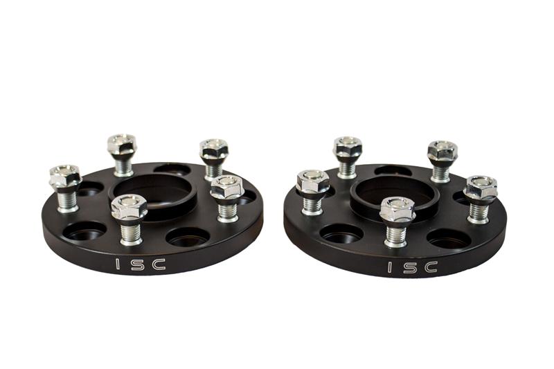 ISC Suspension Mazda/Mitsubishi 5x114.3 Hub Centric (67 Hub Bore) Wheel Spacers 15mm Black (Pair) - WSMM15B