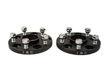 Load image into Gallery viewer, ISC Suspension Mazda/Mitsubishi 5x114.3 Hub Centric (67 Hub Bore) Wheel Spacers 15mm Black (Pair) - WSMM15B