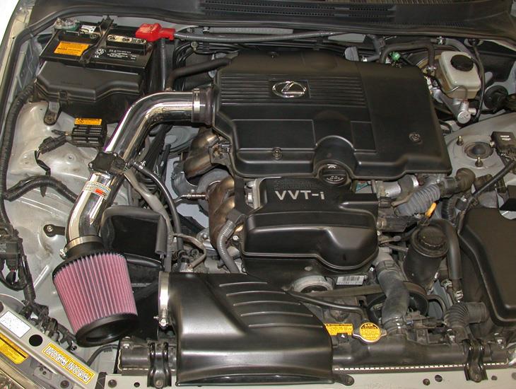 K&N Performance Intake Kit TYPHOON LEXUS IS300 L6-3.0L 01-02 - POLISHED - 69-8700TP