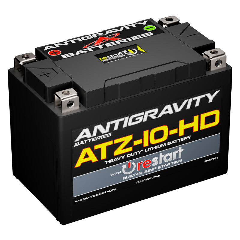 Antigravity YTZ10 High Power Lithium Battery w/Re-Start - AG-ATZ10-HD-RS