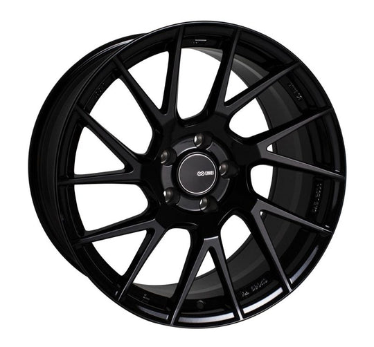 Enkei TM7 17x9 5x114.3 35mm Offset 72.60 Bore Black Wheel - 507-790-6535BK