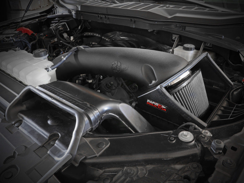 aFe Rapid Induction Cold Air Intake System w/Pro DRY S Filter 2021+ Ford F-150 V8-5.0L - 52-10012D