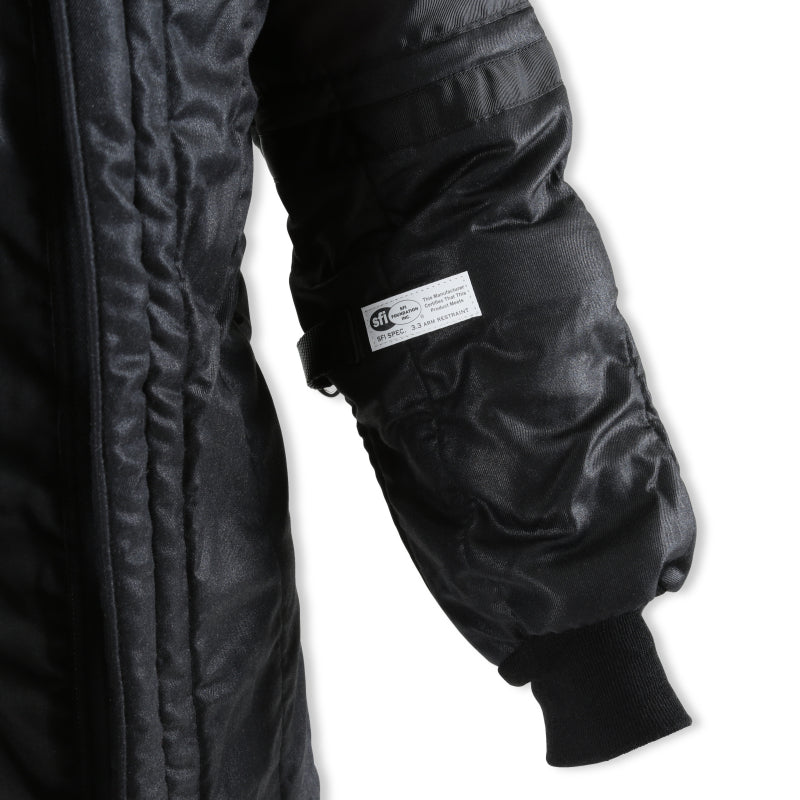 RaceQuip SFI-20 Jacket Black Large - 91930059RQP