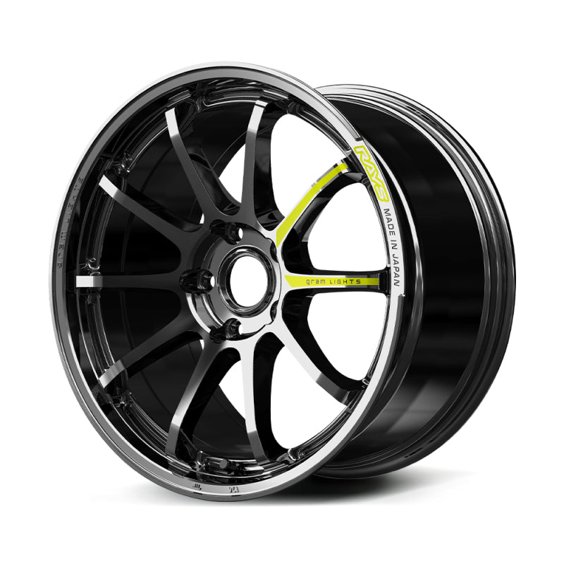Gram Lights 57NR Limited Edition 18X8.5 +38 5x100 Rays Black Metal Coat (RB) - WGNV38DRB