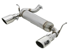 Load image into Gallery viewer, aFe Rebel Series 2.5in 409 SS Axle-Back Exhaust w/Polished Tips 07+ Jeep Wrangler (JK) V6 3.6L/3.8L - 49-48061-P