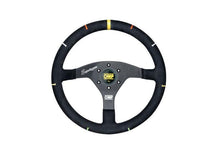 Load image into Gallery viewer, OMP Recce Series Steering Wheel 350 mm - Black/White - OD0-2046-071