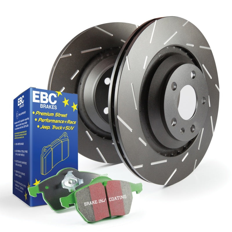 EBC S2 Kits Greenstuff Pads and USR Rotors - S2KF1384