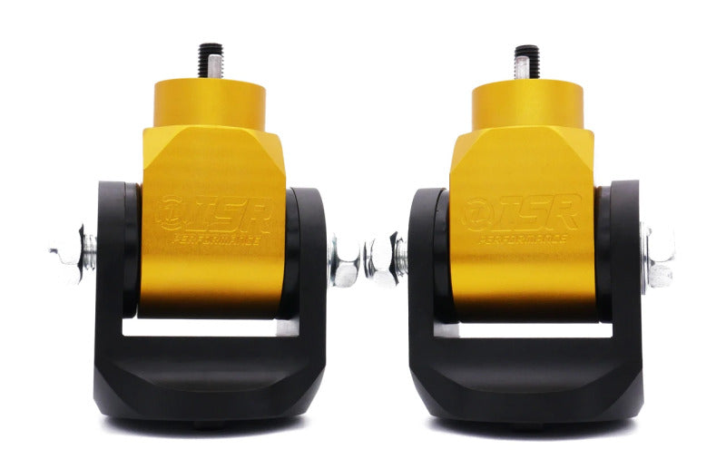 ISR Performance Billet Engine Mount Set with Poly Bushings - Nissan 370Z/G37 Z34 - IS-EMK-Z34-P