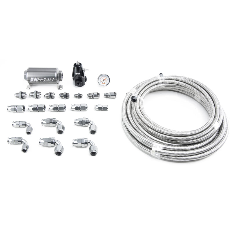 DeatschWerks 05-19 Yukon/Tahoe/Suburban DW400 Pump Module Return Plumbing Kit SS PTFE - 6-602