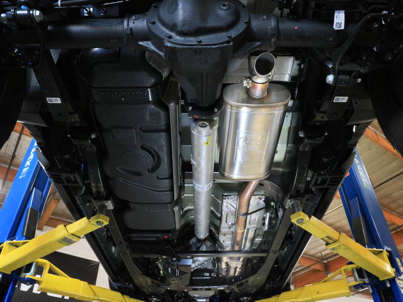 aFe 23-25 GM Colorado/Canyon L4-2.7L (t) ROCK BASHER 3 IN 409 Stainless Steel Cat-Back Exhaust - 49-44148