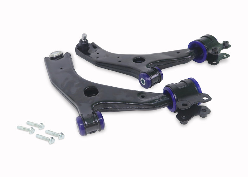 SuperPro 2004 Mazda 3 i Front Lower Control Arm Set w/ Bushings - TRC1050