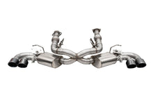 Load image into Gallery viewer, Corsa 20-25 Corvette C8 3in Valved Cat-Back 4.5in Blk Quad Tips Fits Factory Perf Exhaust DeletesAFM - 21103BLK