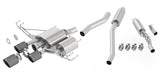 Borla 17-18 Honda Civic Type R 2.0L 2.75in Atak Adjustable Catback Exhaust (Carbon Fiber Black Tip) - 140738CFBA