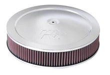 Load image into Gallery viewer, K&amp;N 14in Red Custom Air Cleaner Assembly - 5.125in ID x 14in OD x 2.75in H x 1.25in Drop Base - 60-1280