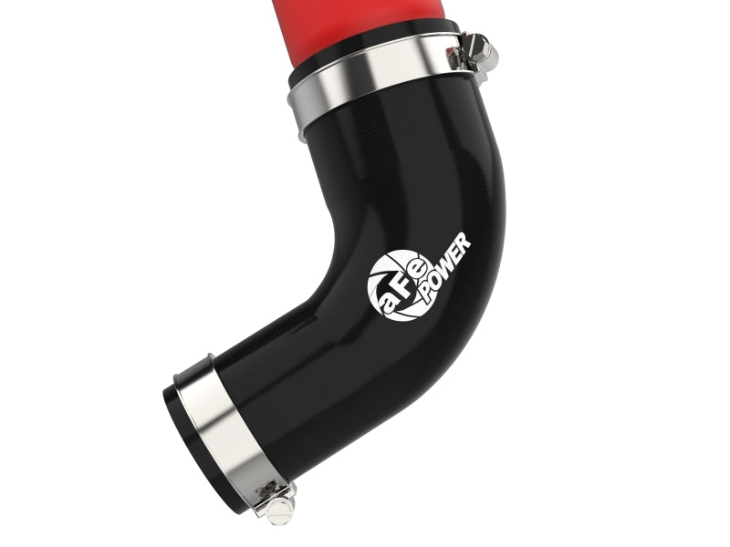 aFe 2022 Toyota Land Cruiser (J300) V6-3.5L (tt) BladeRunner 2.5in Aluminum Hot Charge Pipe - Red - 46-20558-R