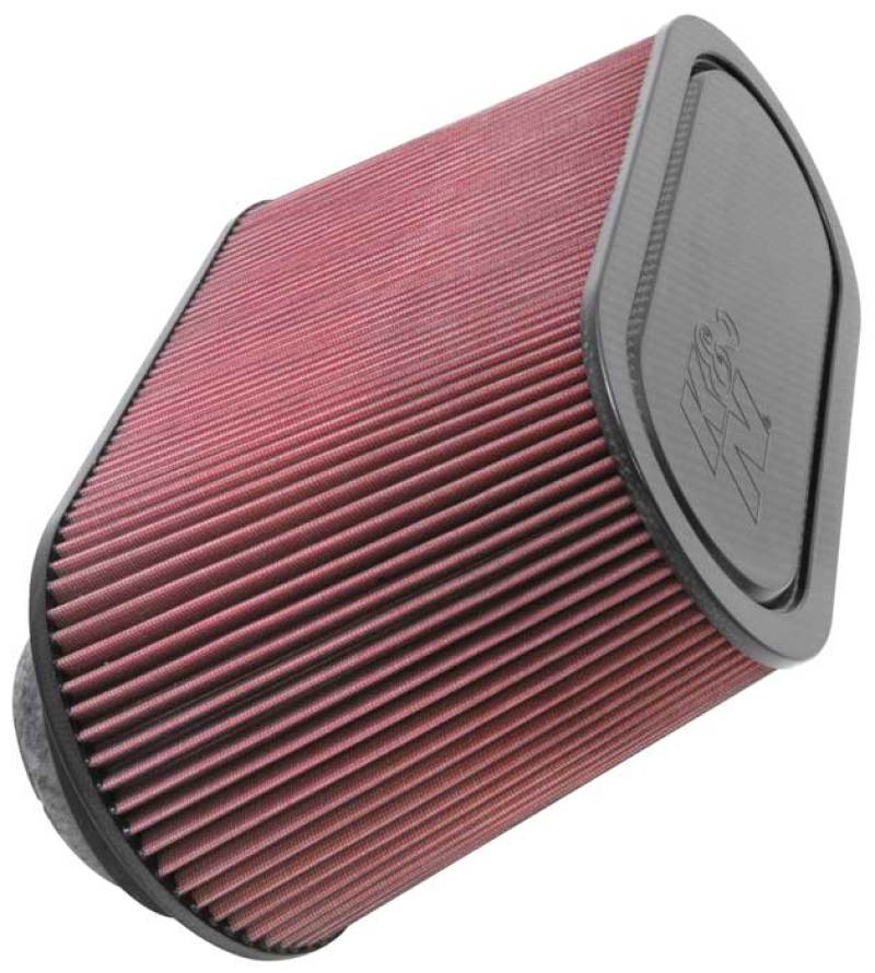 K&N Custom Racing Unique Oval Tapered Filter 17.313in OL B/7.75in OW B/14.625inOL T/6.125inOW T/9in - 100-8521