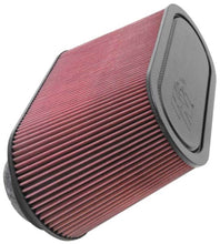Load image into Gallery viewer, K&amp;N Custom Racing Unique Oval Tapered Filter 17.313in OL B/7.75in OW B/14.625inOL T/6.125inOW T/9in - 100-8521