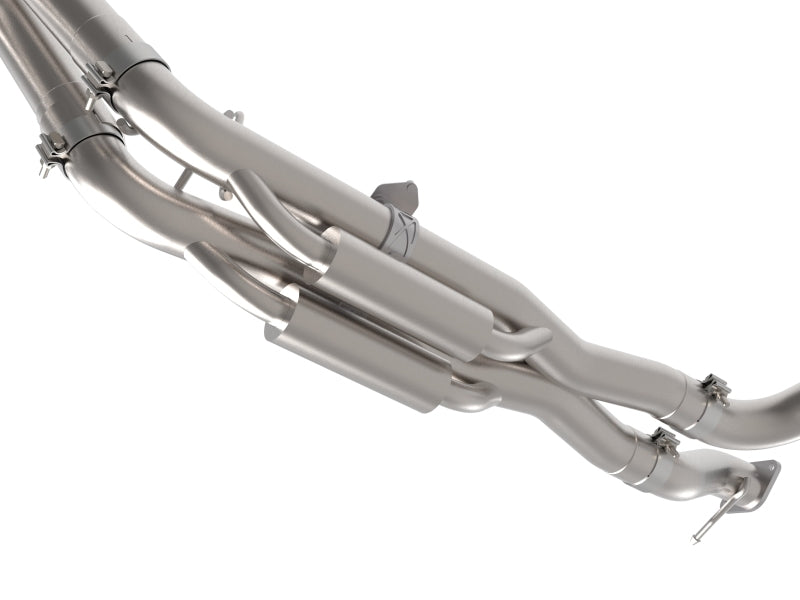 aFe 22-26 Ford Bronco V6 3.0L (tt) Vulcan Series 3in 304SS Cat-Back Exhaust System w/ Black Tips - 49-33154-B