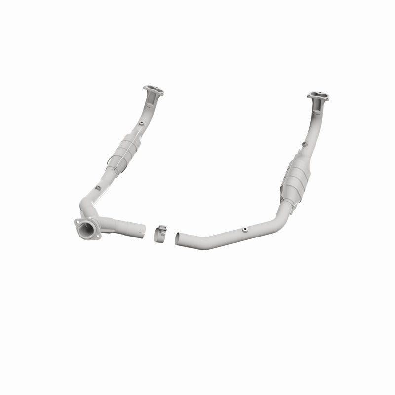 MagnaFlow DF Cat. Conv 97 Land Rover Defender 90 4.0L Y-Pipe Assy / 96-99 Discovery 4.0L Y-Pipe Assy - 93690