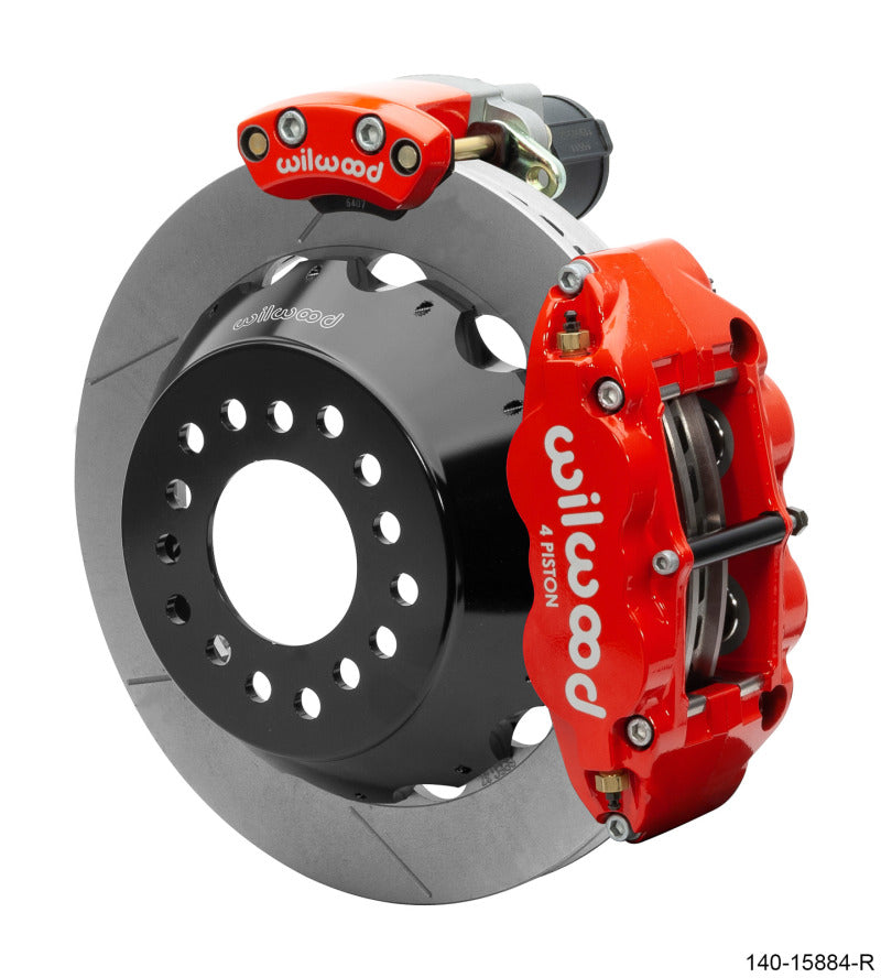 Wilwood EPB/FNSL Rear Kit 12.88in. Big Ford - Red - 140-15844-R