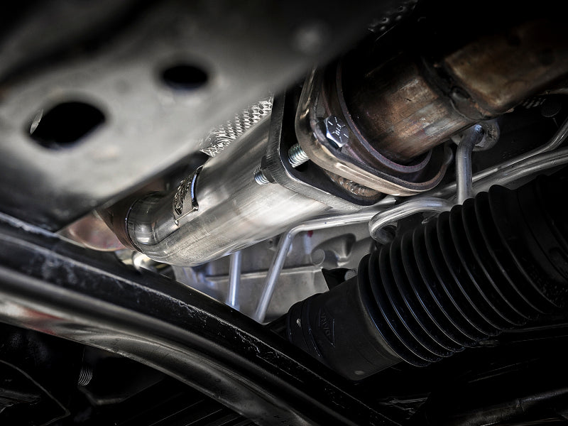 aFe Twisted Steel 2in Stainless Steel Loop Delete Down-Pipe 2018+ Jeep Wrangler (JL) V6 3.6L - 48-48024
