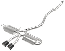 Load image into Gallery viewer, aFe Takeda 3in 304 SS Cat-Back Exhaust System w/ Carbon Tips 2017+ Honda Civic Si (4dr) I4 1.5L (t) - 49-36621-1C