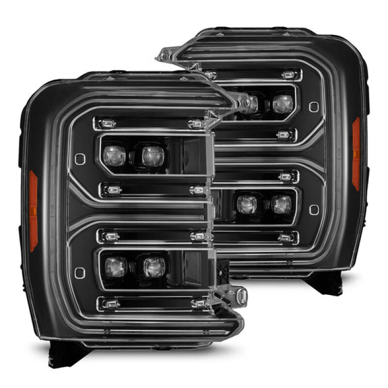 AlphaRex 23-26 Ford F-250 SD NOVA LED Proj Headlights Alpha Blk w/Activ Light/Seq Signal/Switchback - 880894