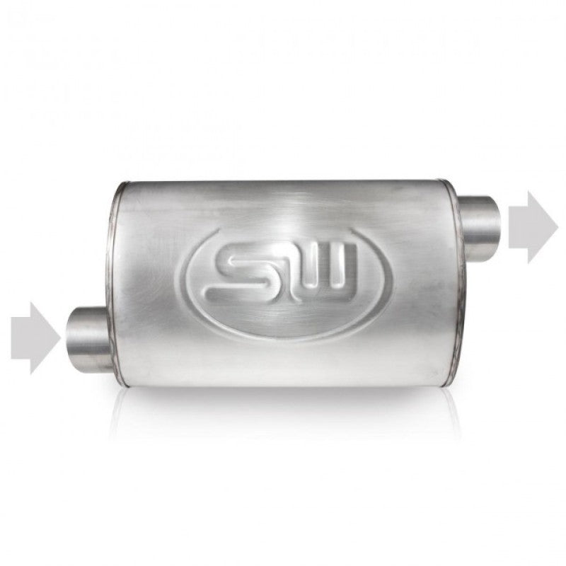 Stainless Works 2.5in ID OFFSET INLET/ 2.5in OD OFFSET OUTLET (ON OPPOSITE SIDES) 4inX8in - TM4C25O25OPS