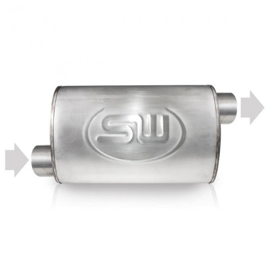 Stainless Works 2.5in ID OFFSET INLET/ 2.5in OD OFFSET OUTLET (ON OPPOSITE SIDES) 4inX8in - TM4C25O25OPS