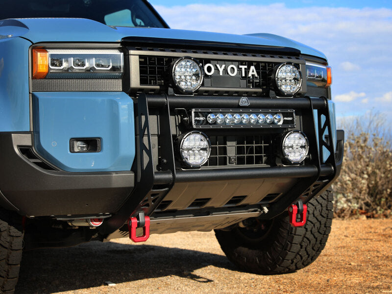 aFe 2024+ Toyota Land Cruiser (J250) L4 2.4L Terra Guard Bull Bar w/ RIGID Lights - 79-27021L