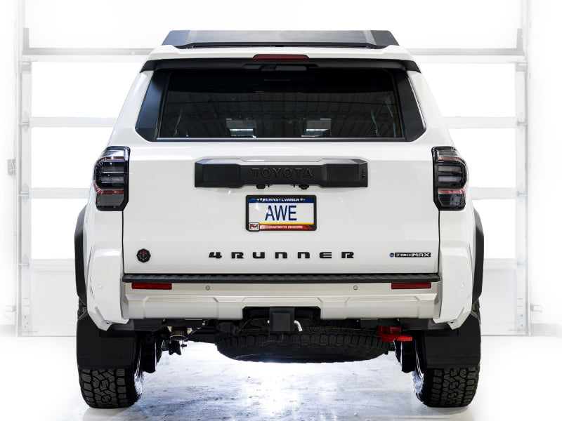 AWE Tuning 2024+ Toyota Land Cruiser / 2025+ Toyota 4Runner 0FG Cat-Back Exhaust w/ BashGuard - 3015-28056