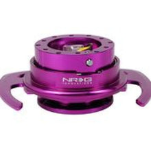 Load image into Gallery viewer, NRG Quick Release Kit Gen 4.0 - Purple Body / Purple Ring w/ Handles - SRK-700PP