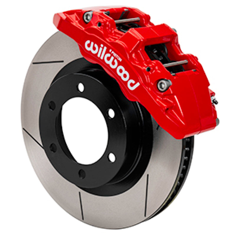 Wilwood 2022 Toyota Tundra/LC300 Aero6-DM Front Brake Kit 13.56 Red Rotor W/Lines - 140-17528-R