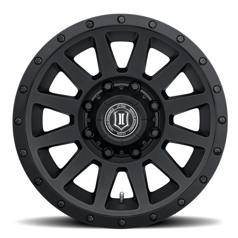 ICON Compression HD 18x9 8x170 5.25in BS 125mm Bore DBL Black Wheel - 2018908152DB