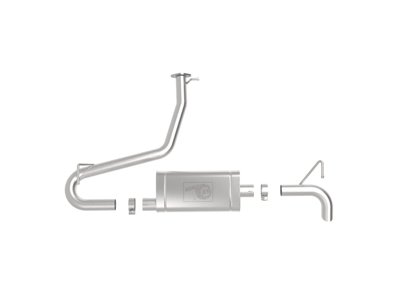 aFe Takeda 2-1/2in 304 SS Axle-Back Exhaust 18-21 Hyundai Kona L4 1.6L (t) - 49-37017
