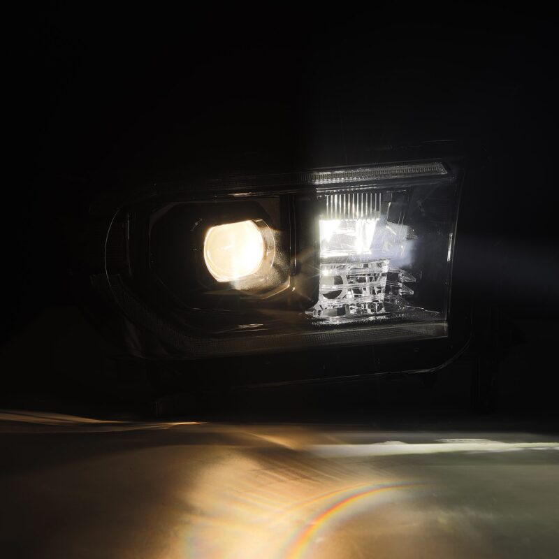 AlphaRex 07-13 Toyota Tundra/08-17 Toyota Sequoia G2 PRO-Series Projector Headlights Alpha-Black - 880828