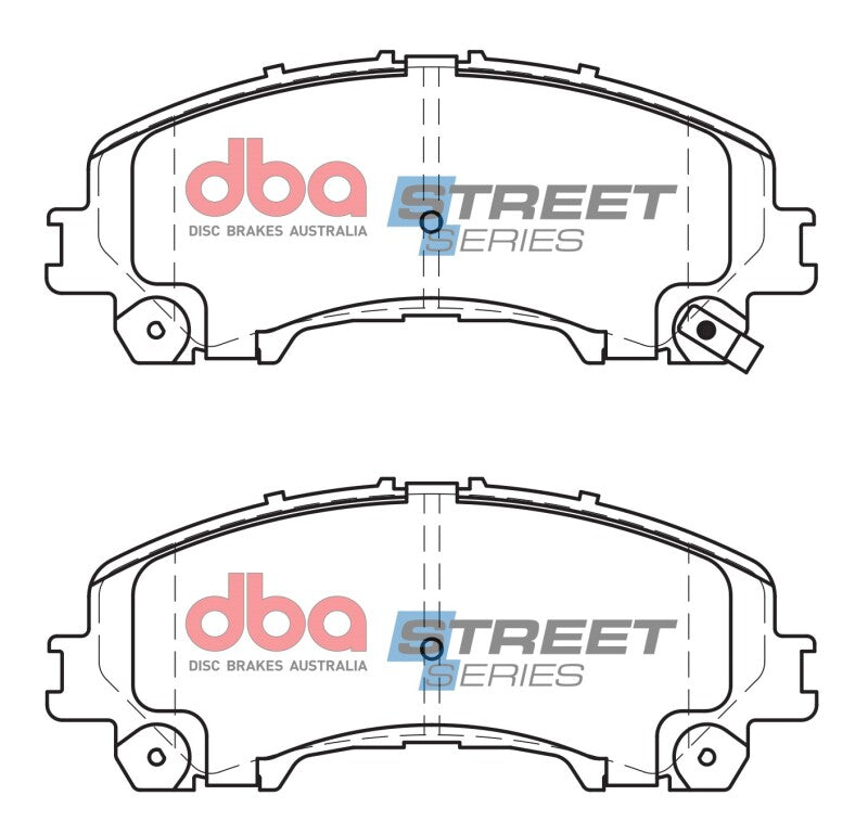 DBA 14-22 Infiniti Q50 (Base/Premium/Hybrid) Front Street Series Brake Pads - DB2341SS