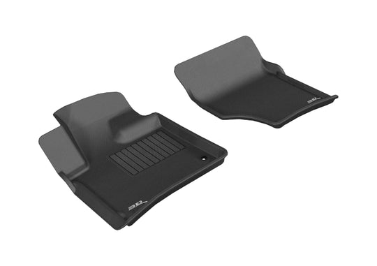 3D MAXpider 2007-2015 Audi Q7 Kagu 1st Row Floormat - Black - L1AD02611509