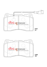 Load image into Gallery viewer, DBA 14-16 Maserati Ghibli (w/345mm Front Rotor) XP Performance Front Brake Pads - DB8861XP