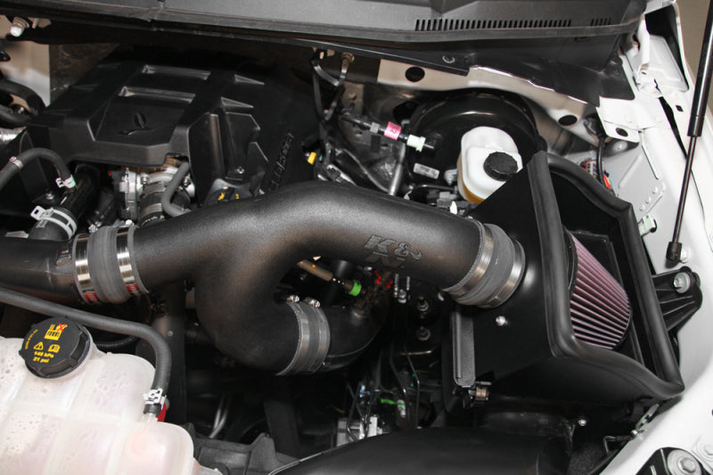 K&N 15-16 Ford F-150 2.7L V6 F/I AirCharger Intake Kit - 63-2593