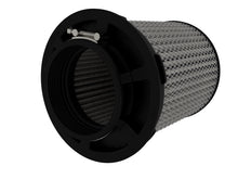 Load image into Gallery viewer, aFe MagnumFLOW Pro DRY S Universal Air Filter 4in F x 6.5n B x 6.5in T (Inv) x 8in H - 21-91153